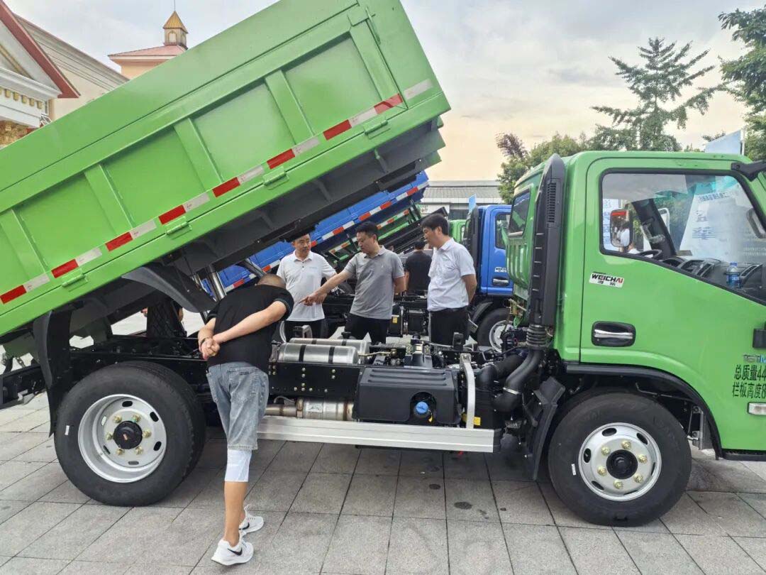 WEICHAI LANDKING M Dump Trucks Officially Launched in Chengdu, China